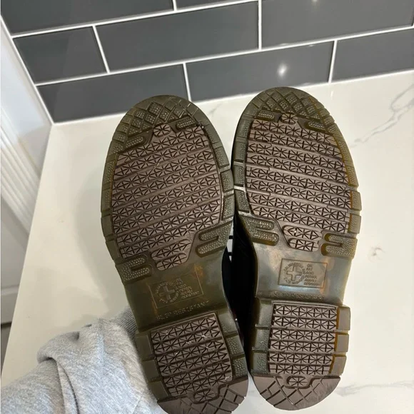 Dr. Martens 1461 Slip Resistant Black Leather Oxfords Cushion Sole Shoes Size 5 - Picture 6 of 11